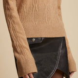 The Sherene Sweater in Camel
