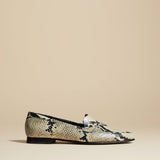 The Pippen Loafer in Natural Python Embossed Leather