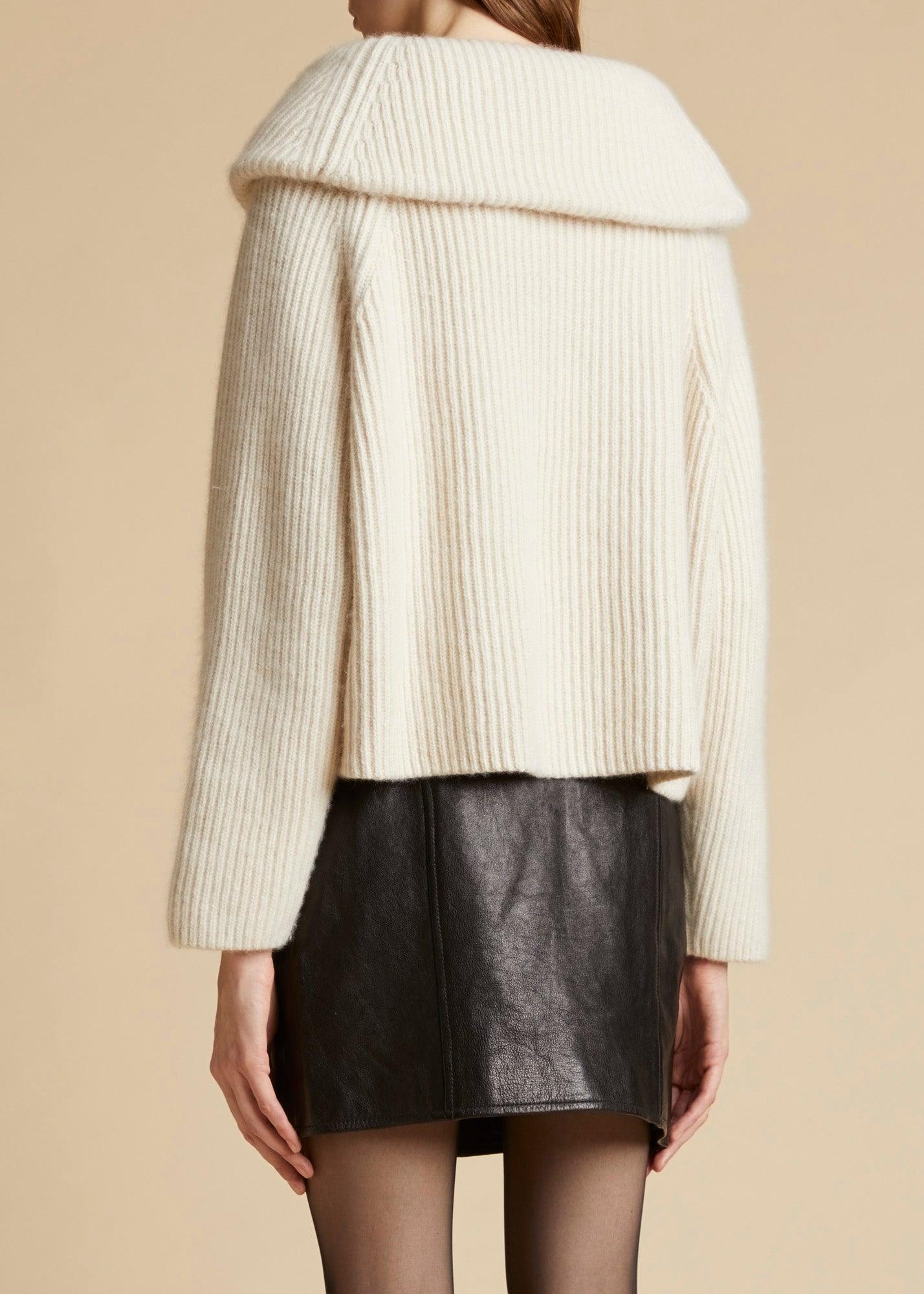The Raisa Sweater in Magnolia - The Iconic Issue