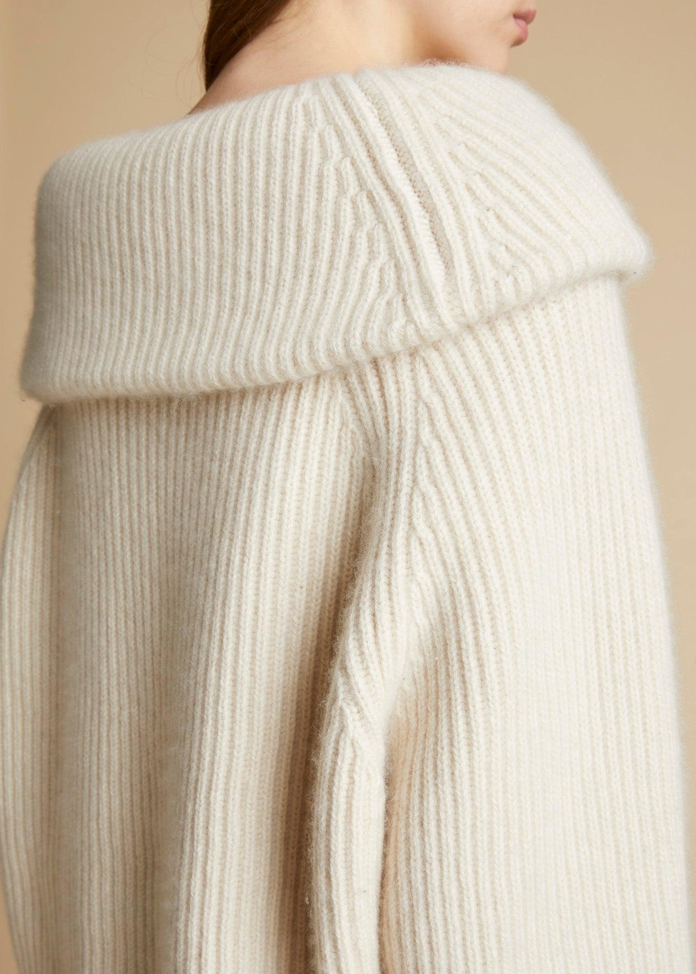 The Raisa Sweater in Magnolia - The Iconic Issue
