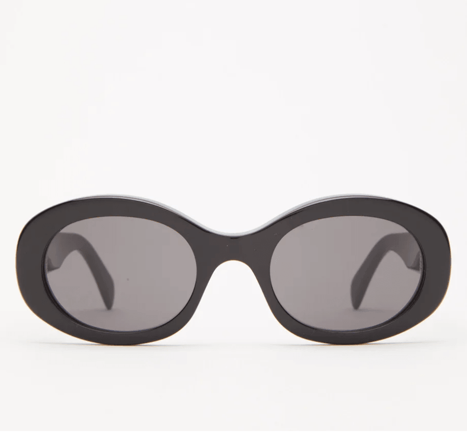 CELINE EYEWEAR Triomphe oval acetate sunglasses - The Iconic Issue