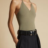 The Thaiane Top in Olive