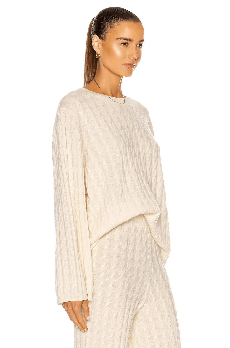 Toteme Cashmere Cable Knit Sweater