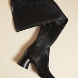 The Wythe Over-the-Knee Boot in Black Leather