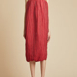 The Yara Dress in Red